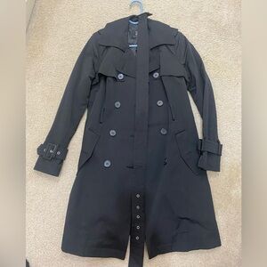 New York & Company Black Trench Coat